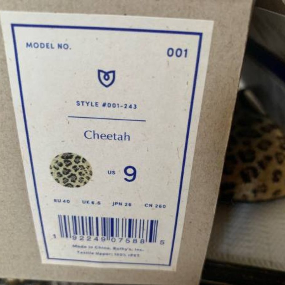 Nib Rothy’s Rounded Flat Cheetah Design Size 9 Sh… - image 5